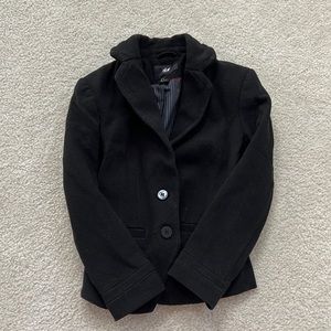 H&M Black Blazer in size 2